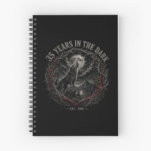 Item preview, 35 Years in the Dark Wolf Moon Thrash Metal Anniversary Design designed and sold by Fanverse Merchandise.