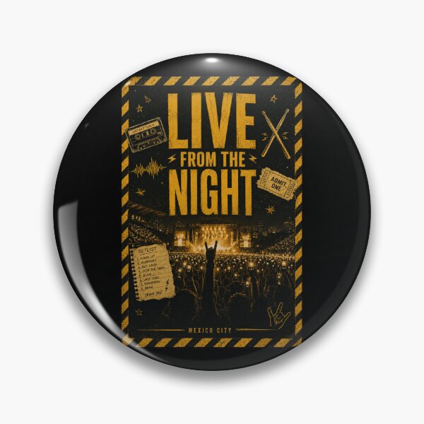 Item preview, Live From the Night Concert Crowd Alt Rock Tour Design designed and sold by Fanverse Merchandise.
