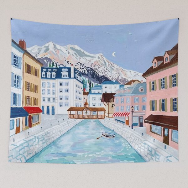 Aperçu de l'œuvre Chamonix Mont Blanc, France créée et vendue par POSTERIOCREW.