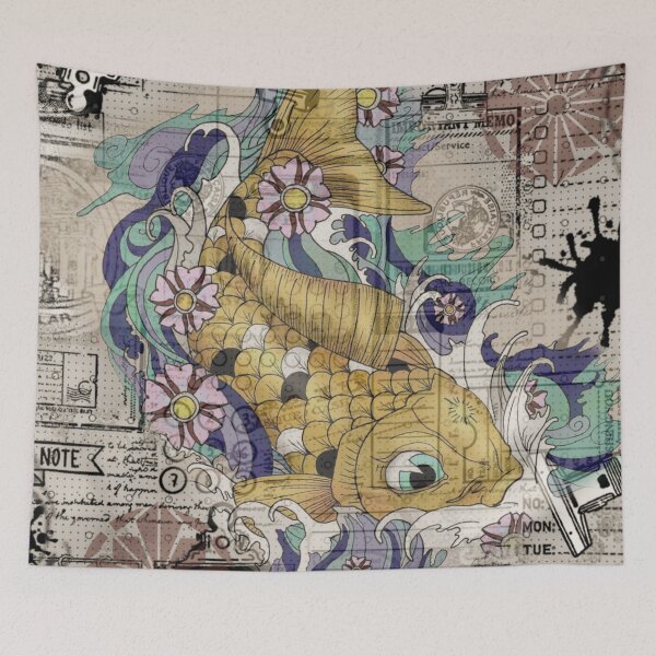 Item preview, Ink and Koi -(The Big Splash)i - Mixed Media - Volume 02, No. 06 designed and sold by Legacy Star Designs.