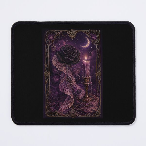 Item preview, Velvet Midnight Romantic Gothic Rose Design designed and sold by Fanverse Merchandise.