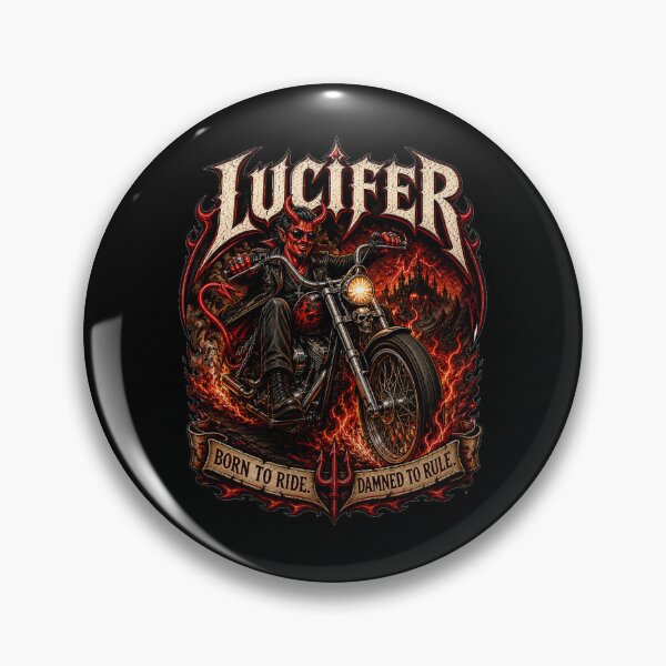 Item preview, Lucifer Born to Ride designed and sold by TY-Cat-Tees.