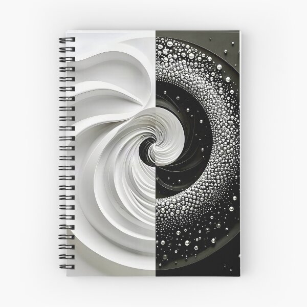 Item preview, Monochrome Swirl and Bubble Design in Black and White  designed and sold by Vicky Brago-Mitchell®.