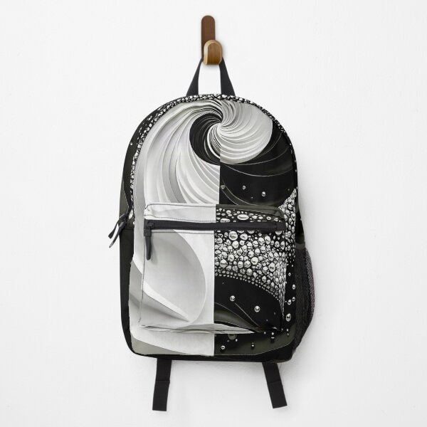 Item preview, Monochrome Swirl and Bubble Design in Black and White designed and sold by Vicky Brago-Mitchell®.