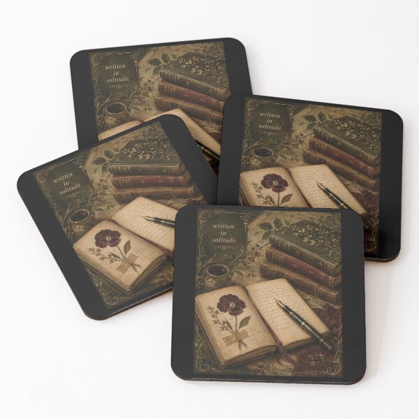 Item preview, Ink & Solitude Poetcore Vintage Writer Aesthetic Design designed and sold by Fanverse Merchandise.