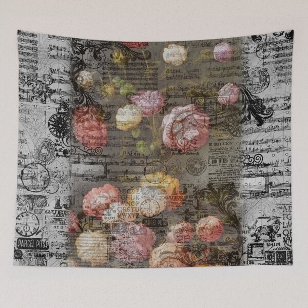 Item preview, Rose Alphabet Music Page-Mixed Media-Volume-04, No. 03 designed and sold by Legacy Star Designs.