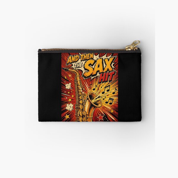 Item preview, And Then The Sax Hit Funny Viral Meme Design designed and sold by Fanverse Merchandise.