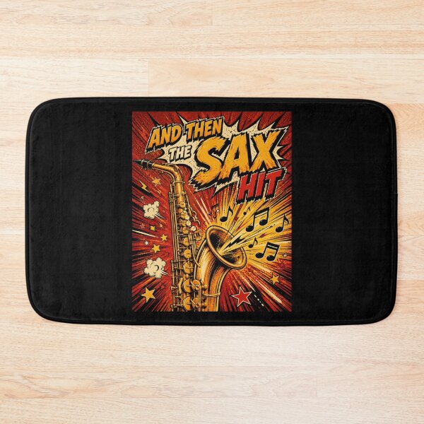 Item preview, And Then The Sax Hit Funny Viral Meme Design designed and sold by Fanverse Merchandise.