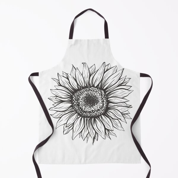 Item preview, Detailed Sunflower Line Art Botanical Drawing designed and sold by Shopeon Designs.