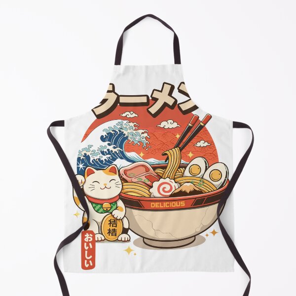 Item preview, Delicious Japanese Ramen Lucky Cat Poster designed and sold by Matinez Pink.