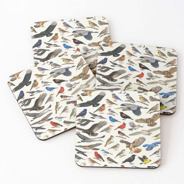 Item preview, Native Birds of Tennessee  Retro Identification Chart designed and sold by kakarikihill.