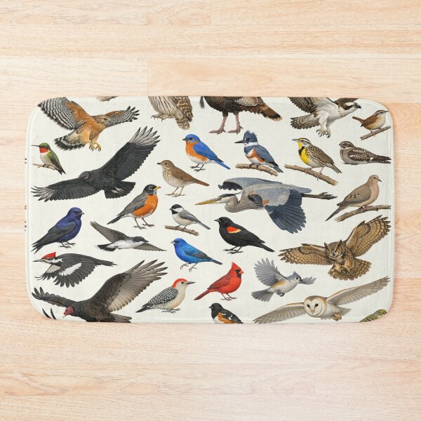 Item preview, Native Birds of Tennessee  Retro Identification Chart designed and sold by kakarikihill.
