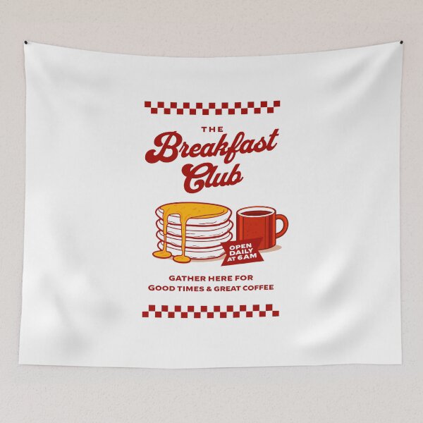 Item preview, The Breakfast Club Pancakes & Coffee Poster designed and sold by Matinez Pink.