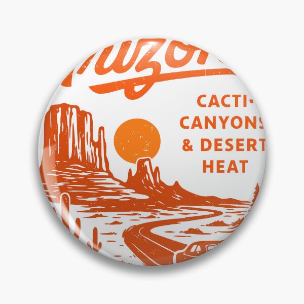Item preview, Explore Arizona Cacti Canyons Desert Heat Poster designed and sold by Matinez Pink.
