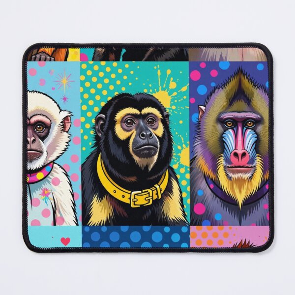 Item preview, Colorful Pop Art Monkeys designed and sold by PlengPoomofArts.