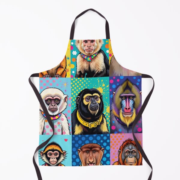 Item preview, Colorful Pop Art Monkeys designed and sold by PlengPoomofArts.