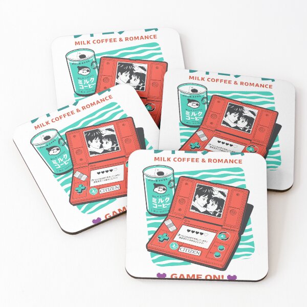 Item preview, Retro Game Milk Coffee & Romance Poster designed and sold by Matinez Pink.