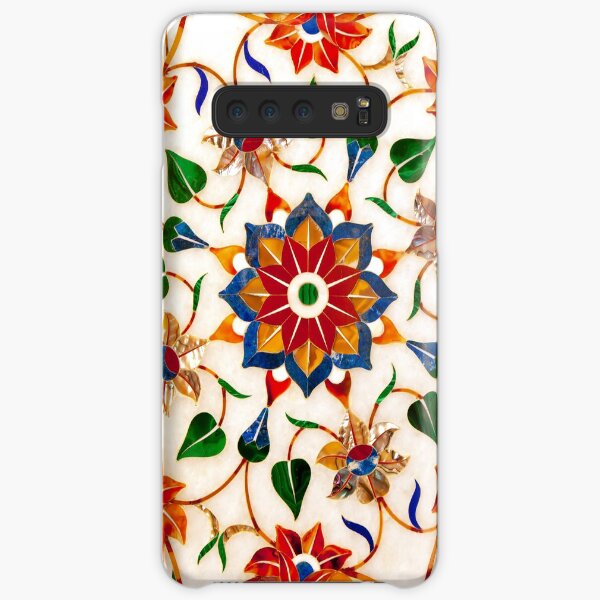 Taj Mahal Floral Design Samsung Galaxy Snap Case