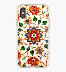 Taj Mahal Floral Design iPhone Case