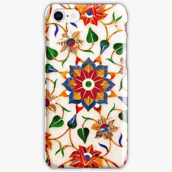 Taj Mahal Floral Design iPhone Snap Case