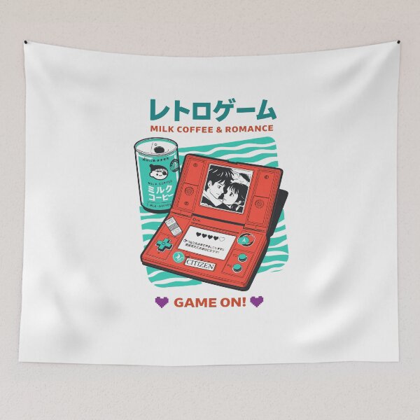 Item preview, Retro Game Milk Coffee & Romance Poster designed and sold by Matinez Pink.