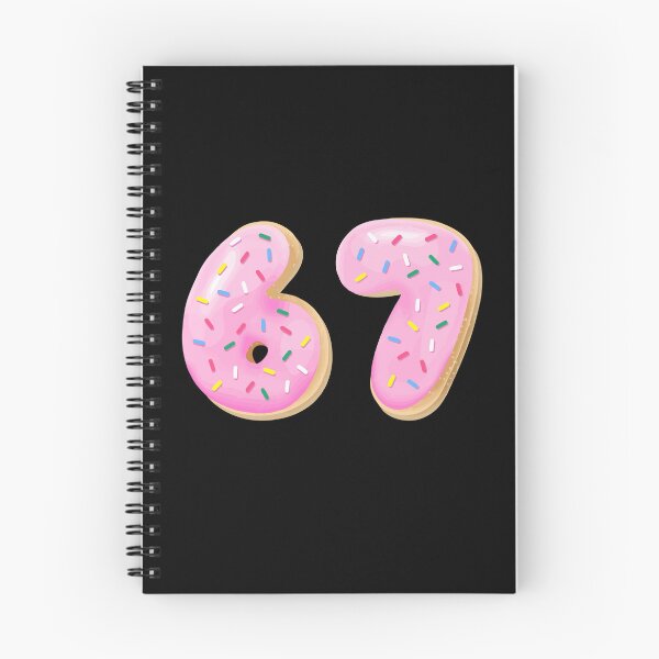 Artikelvorschau, 67 Sechs Sieben Nummer 67 Meme Eiscreme Streusel Donut Meme entworfen und verkauft von farhanhafeez.