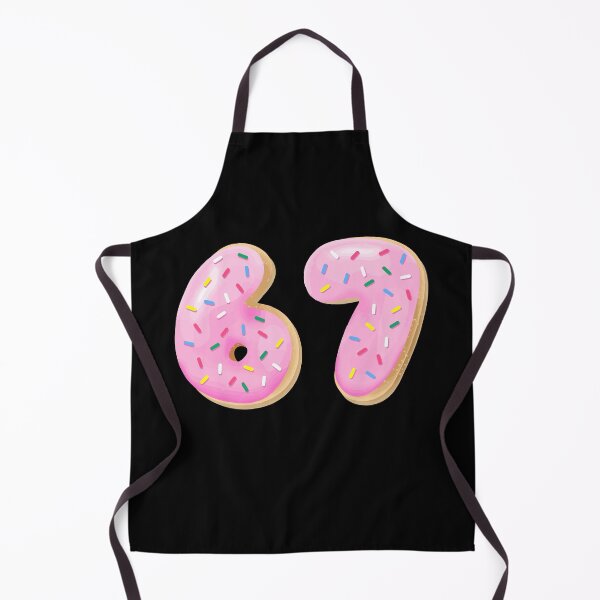 Item preview, 67 Six Seven Number 67 Meme Ice Cream Sprinkles Donut Meme designed and sold by farhanhafeez.