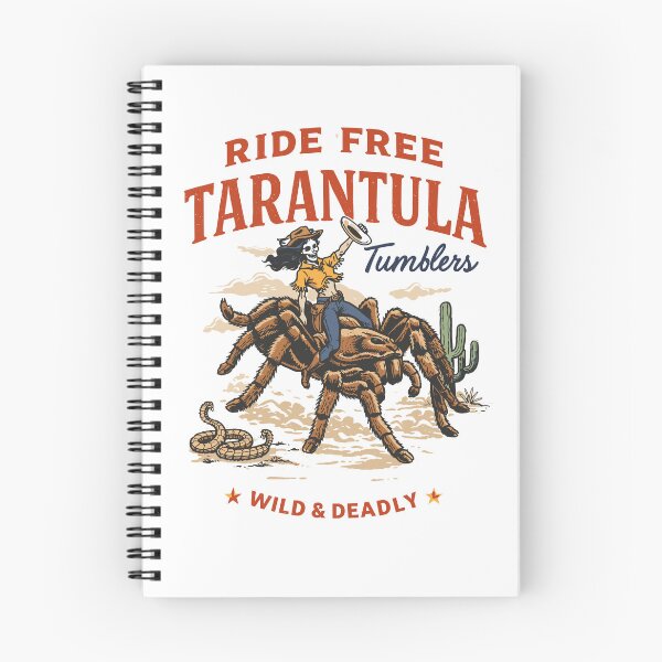 Item preview, Ride Free Tarantula Tumblers Wild & Deadly Poster designed and sold by Matinez Pink.