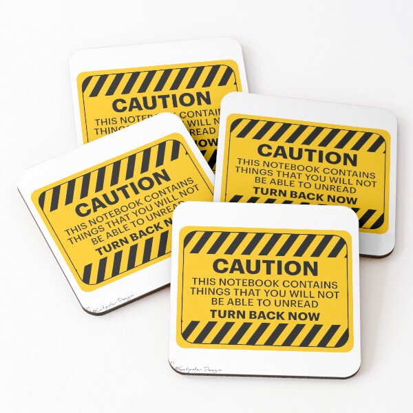 Item preview, CAUTION Sign for Writers designed and sold by dragonimp.