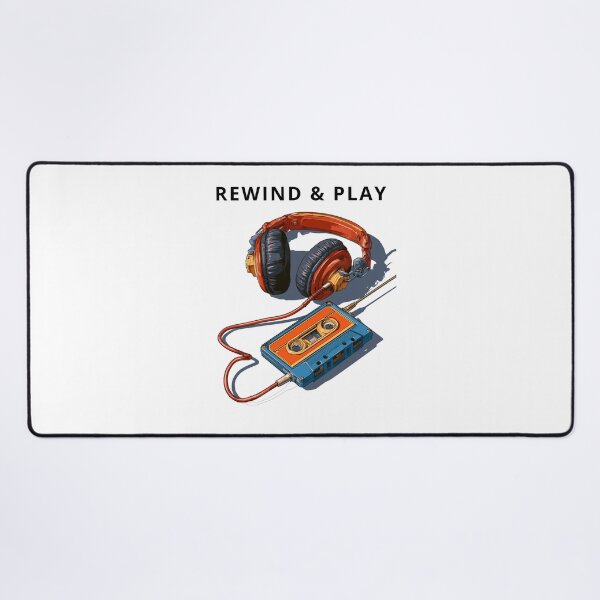 Item preview, Vintage Walkman Cassette Player 80s Retro Headphones designed and sold by TrendyGalaxy.