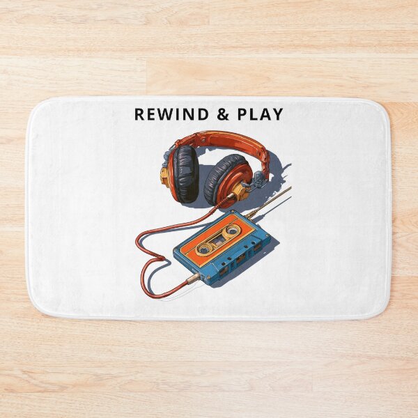 Item preview, Vintage Walkman Cassette Player 80s Retro Headphones designed and sold by TrendyGalaxy.