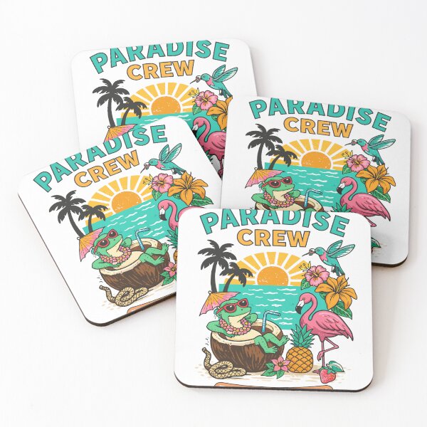 Item preview, Paradise Crew Tropical Vibes Only Poster designed and sold by Matinez Pink.