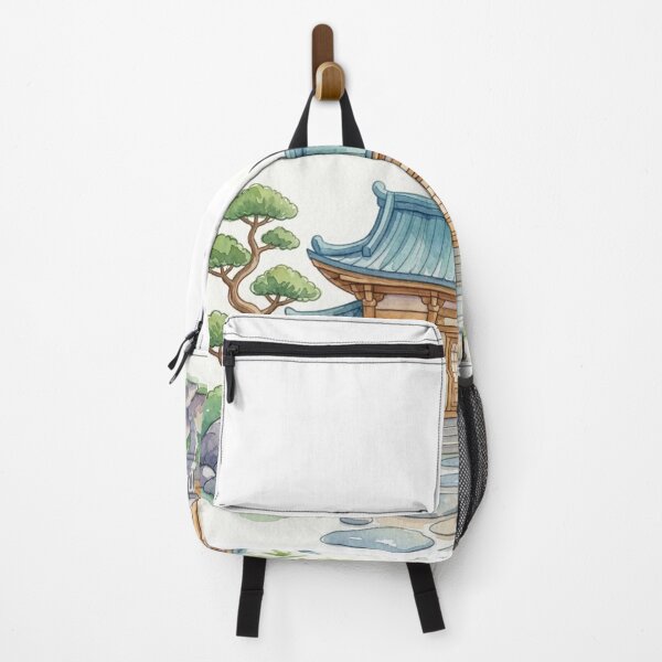 Item preview, Japanese Zen Temple Illustration designed and sold by Dreamic.Art.