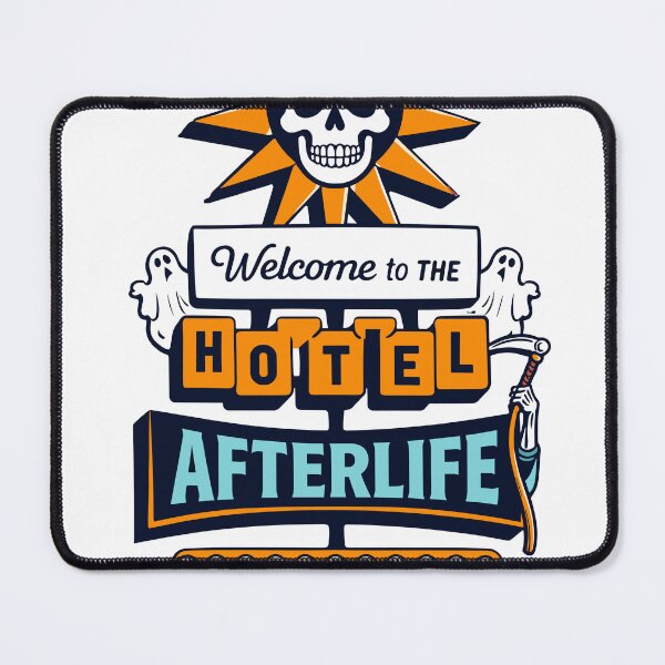 Item preview, Welcome To The Hotel Afterlife Poster designed and sold by Matinez Pink.