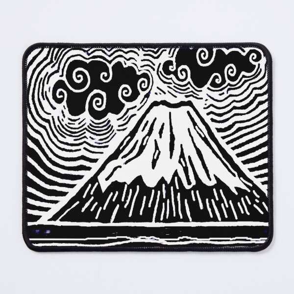 Item preview, Mountain Landscape Linocut designed and sold by ViaARTfactory.