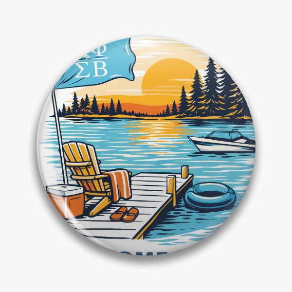 Item preview, Lake Party Welcome Alpha & Sigma Beta Poster designed and sold by Matinez Pink.