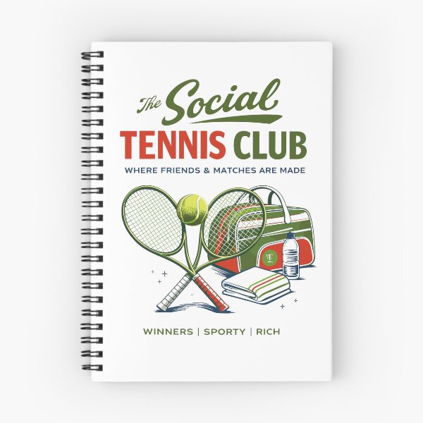Item preview, The Social Tennis Club Poster designed and sold by Matinez Pink.
