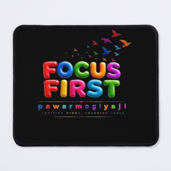 Item preview, Focus First Motivational Typography Colorful Quote designed and sold by Pawar1999.