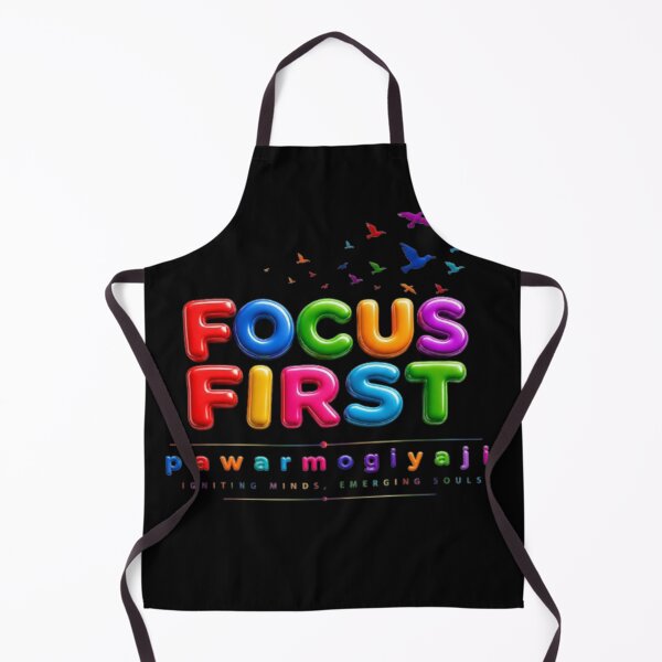 Item preview, Focus First Motivational Typography Colorful Quote designed and sold by Pawar1999.