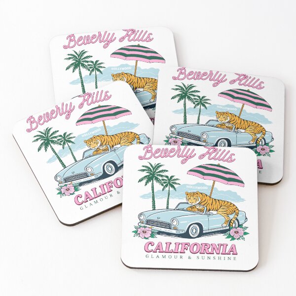 Item preview, Beverly Hills California Glamour & Sunshine Poster designed and sold by Matinez Pink.