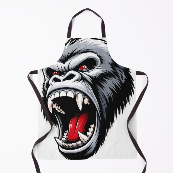 Item preview, Angry Silverback Gorilla Vector Illustration designed and sold by DKSH1234.