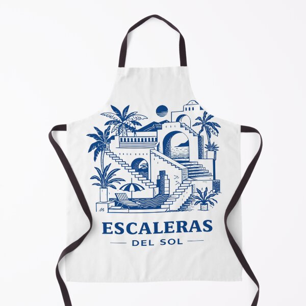 Item preview, Escaleras Del Sol Mediterranean Villa Poster designed and sold by Matinez Pink.