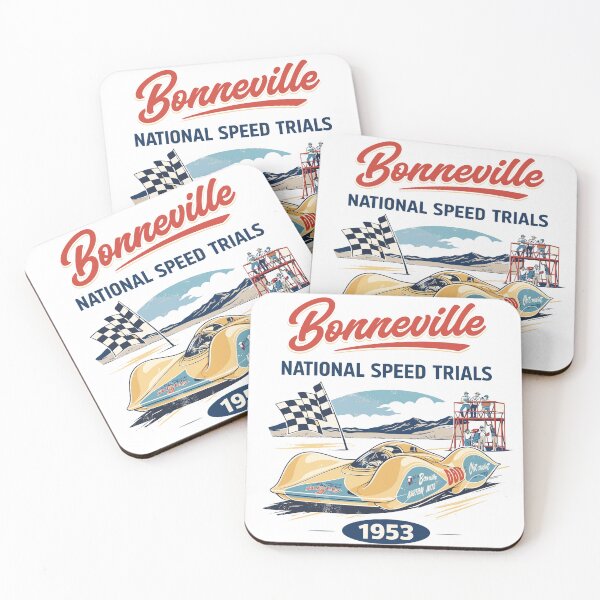 Item preview, Bonneville National Speed Trials 1953 Poster designed and sold by Matinez Pink.