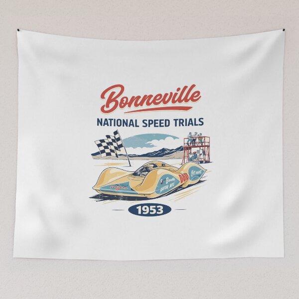 Item preview, Bonneville National Speed Trials 1953 Poster designed and sold by Matinez Pink.