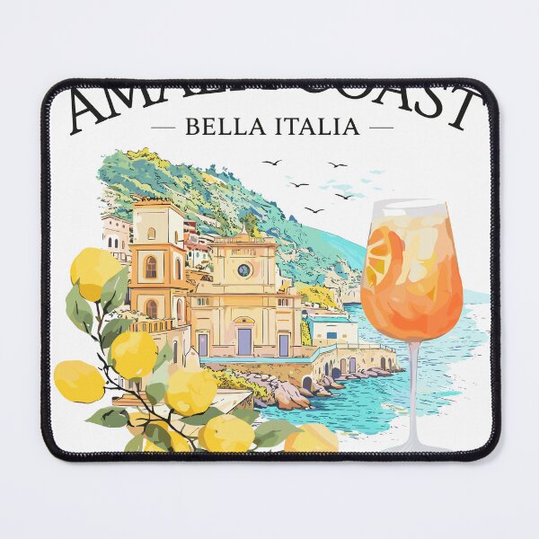 Item preview, Amalfi Coast Bella Italia Poster designed and sold by Matinez Pink.