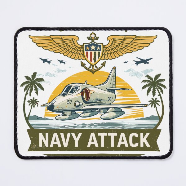 Item preview, Skyhawk Squadron Navy Attack 1967 Poster designed and sold by Matinez Pink.
