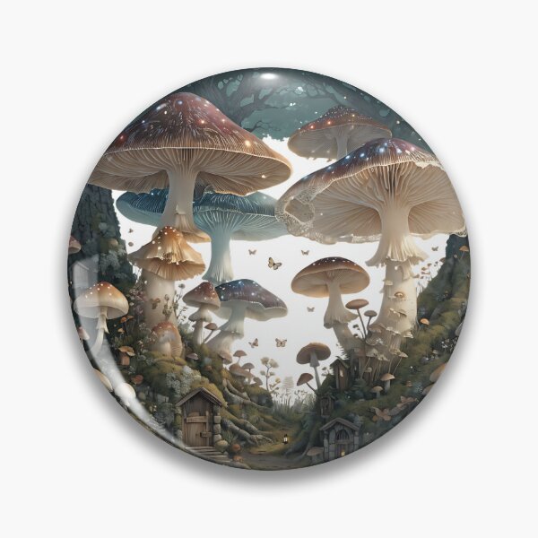 Item preview, Enchanted Mushroom Forest designed and sold by Neural-canvas.