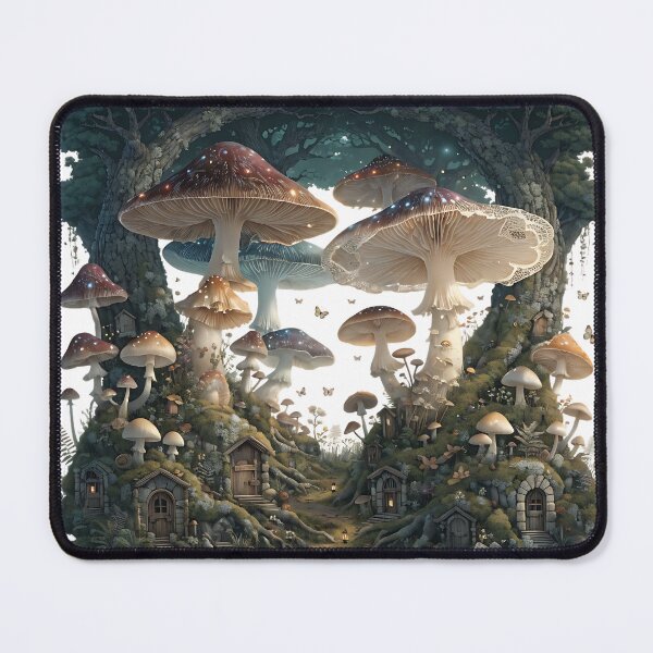 Item preview, Enchanted Mushroom Forest designed and sold by Neural-canvas.