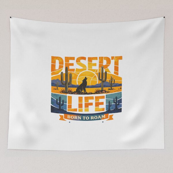 Item preview, Desert Life Born To Roam Poster designed and sold by Matinez Pink.