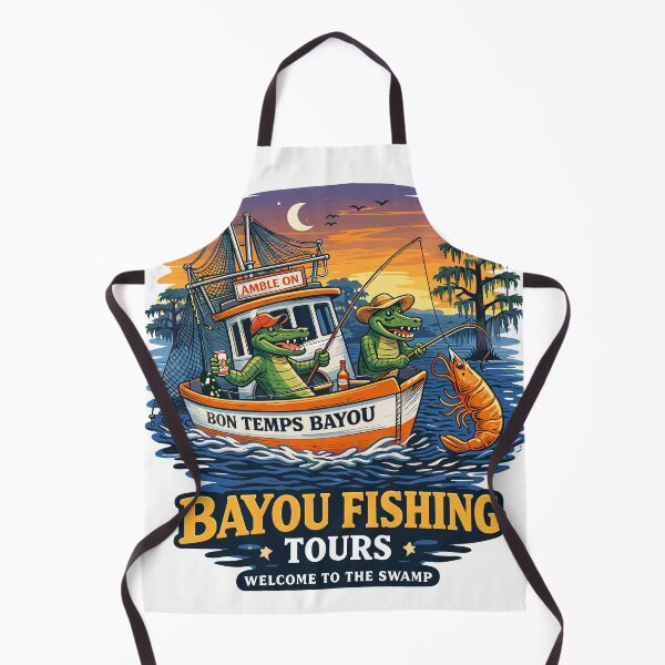 Item preview, Bon Temps Bayou Fishing Tours Poster designed and sold by Matinez Pink.